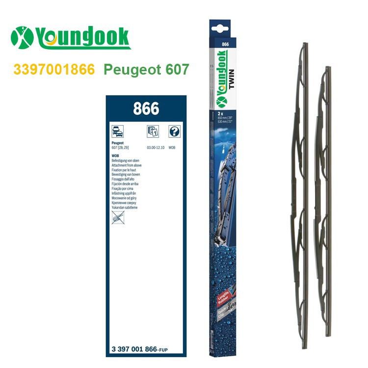 Advanced Beam Wiper Blades FOR Peugeot 607 3397001866 Advanced Beam Wiper Blades FOR Peugeot 607 3397001866