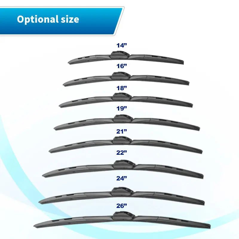 Multi-adapters Hybrid Wiper Blades SIZE Multi-adapters Hybrid Wiper Blades SIZE