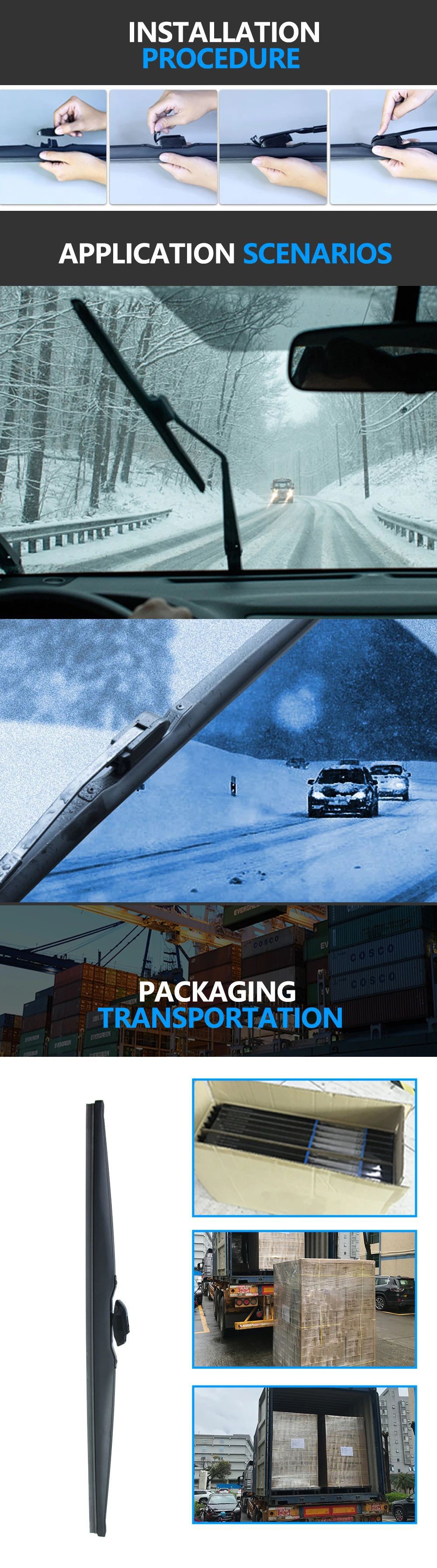 snow window wiper blade snow window wiper blade