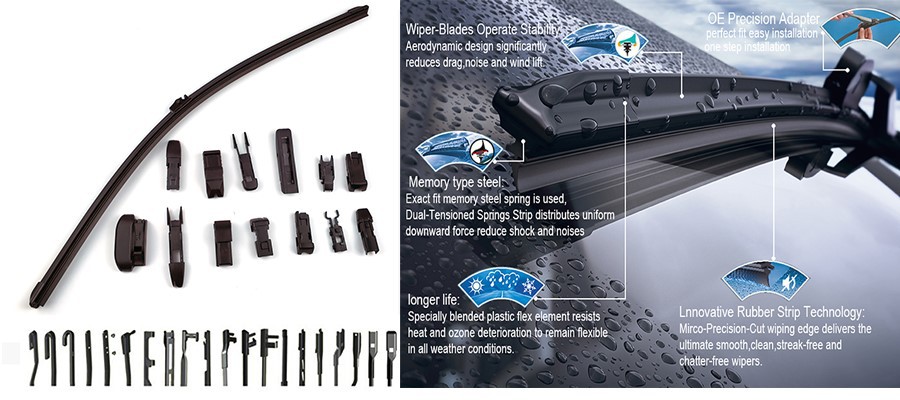 AEROTWIN retrofit flat windscreen wiper blade AEROTWIN retrofit flat windscreen wiper blade
