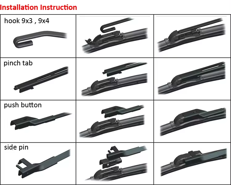how to fit Frameless Car Wipers how to fit Frameless Car Wipers